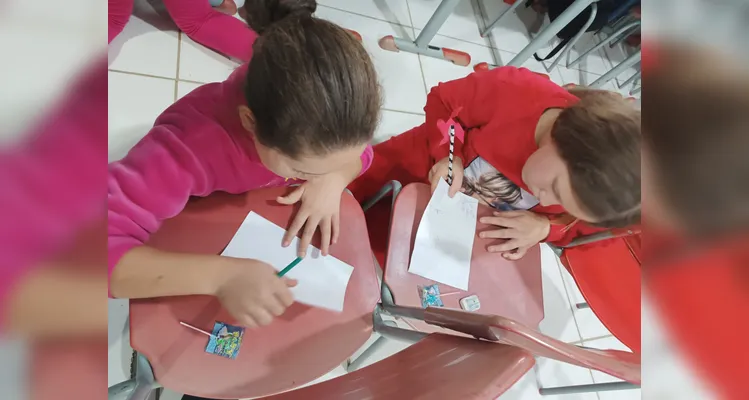 Confira os registros da proposta em sala de aula.