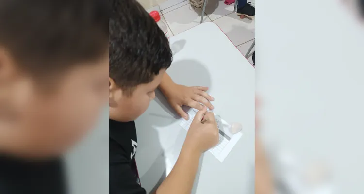 Confira os registros da proposta em sala de aula.