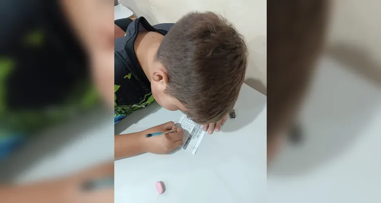 Confira os registros da proposta em sala de aula.