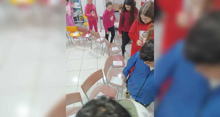 Confira os registros da proposta em sala de aula.