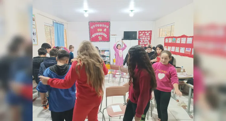 Confira os registros da proposta em sala de aula.