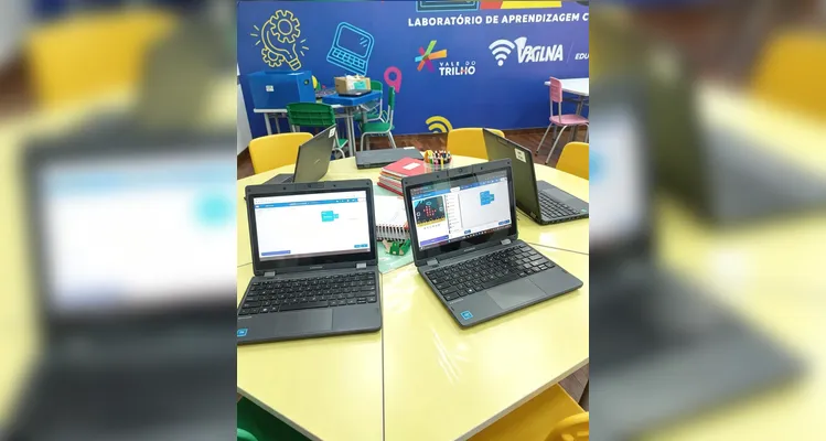 Tecnologia está presente nas escolas
