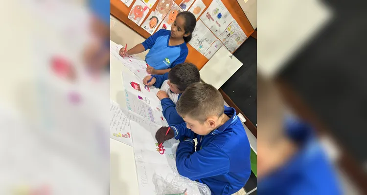 Confira a série de registros do amplo trabalho dos alunos em sala de aula.