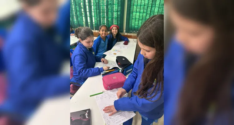 Confira a série de registros do amplo trabalho dos alunos em sala de aula.