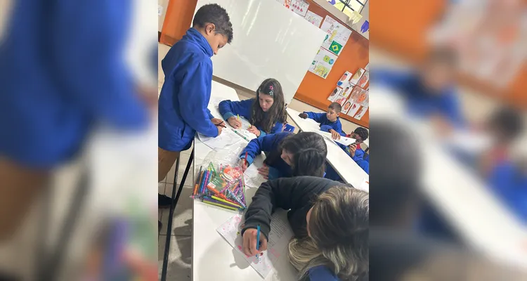 Confira a série de registros do amplo trabalho dos alunos em sala de aula.