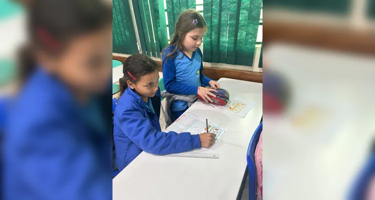 Confira a série de registros do amplo trabalho dos alunos em sala de aula.