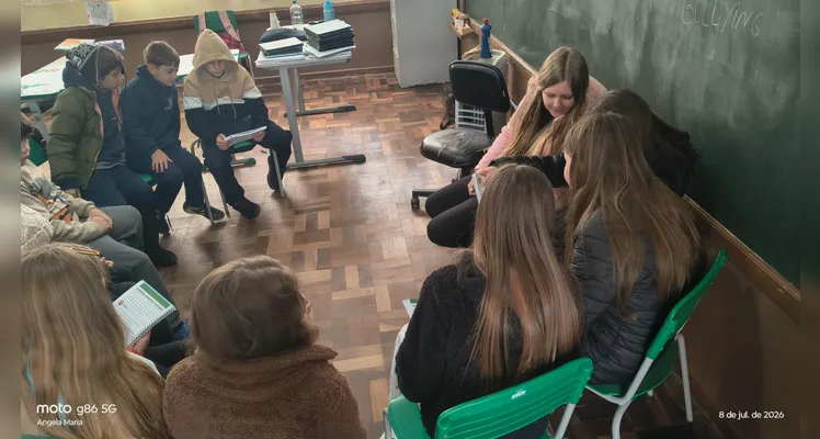 Confira a série de registros do amplo trabalho realizado em sala de aula.