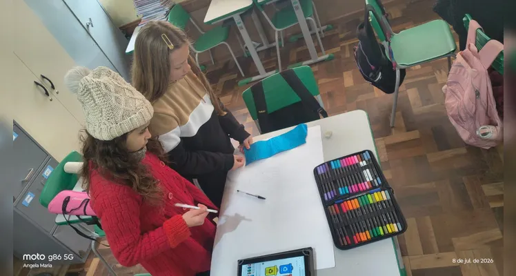 Confira a série de registros do amplo trabalho realizado em sala de aula.