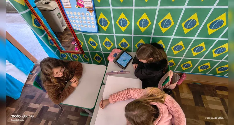 Confira a série de registros do amplo trabalho realizado em sala de aula.