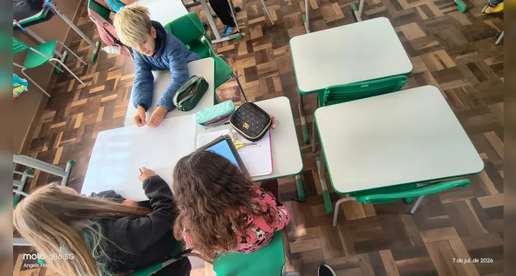 Confira a série de registros do amplo trabalho realizado em sala de aula.