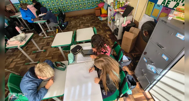 Confira a série de registros do amplo trabalho realizado em sala de aula.