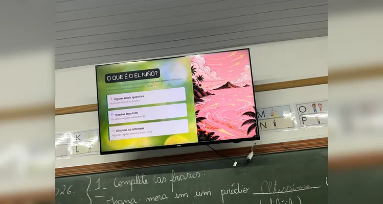 Veja os registros do trabalho em sala de aula.