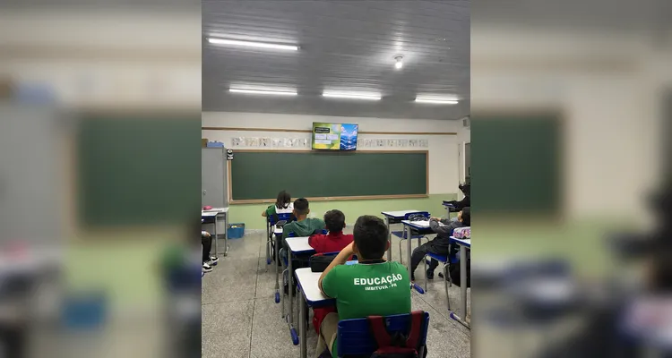 Veja os registros do trabalho em sala de aula.