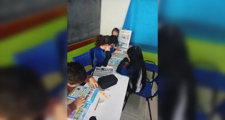 Confira os registros do trabalho em sala de aula.