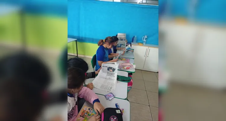 Confira os registros do trabalho em sala de aula.