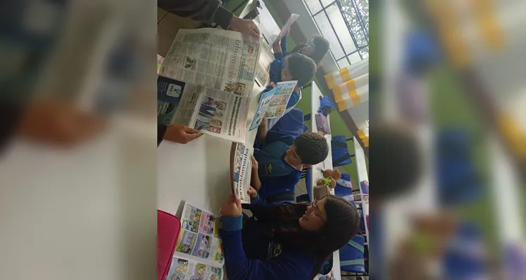 Confira os registros do trabalho em sala de aula.