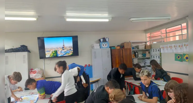 Confira a série de registros do amplo trabalho em sala de aula.