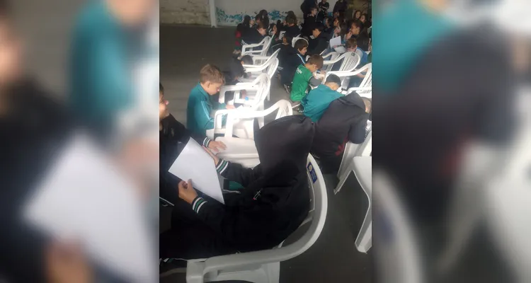 Confira os registros da proposta realizada com os educandos.