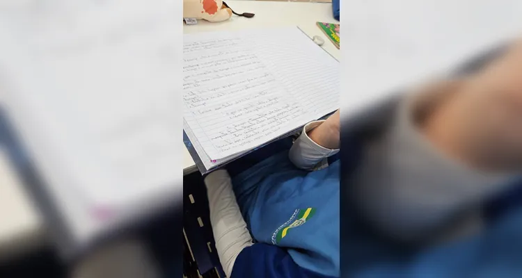Confira a série de registros do trabalho dos alunos.