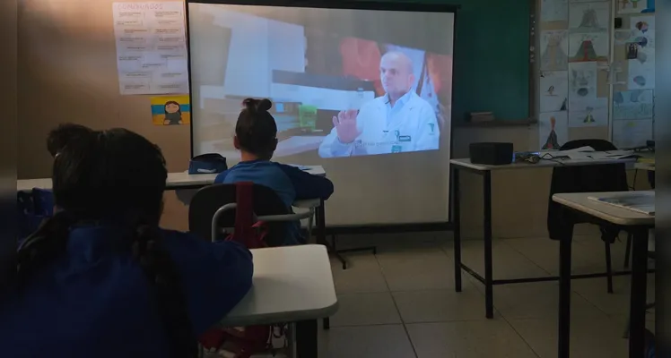 Confira a série de registros do trabalho dos alunos.
