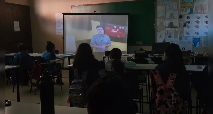 Confira a série de registros do trabalho dos alunos.
