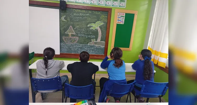 Confira os registros do amplo trabalho em sala de aula.