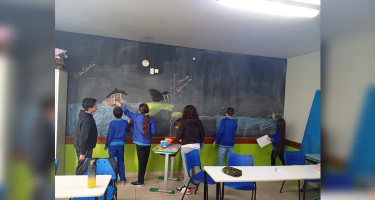 Confira os registros do amplo trabalho em sala de aula.