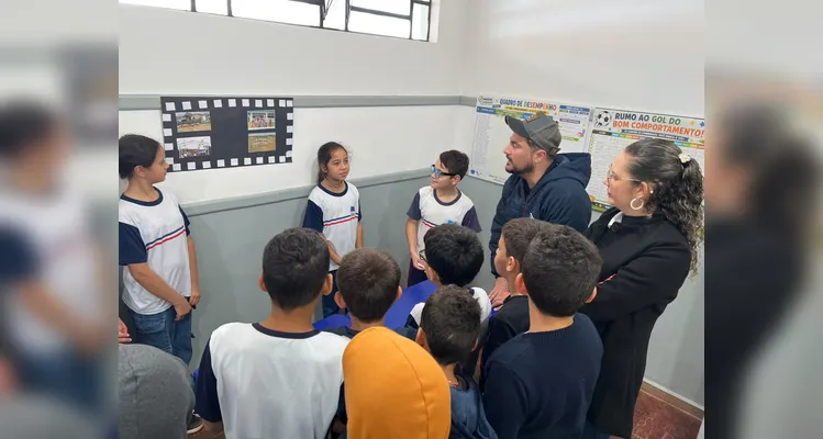 Confira a série de registros do trabalho dos alunos.