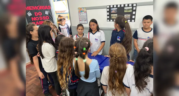 Confira a série de registros do trabalho dos alunos.