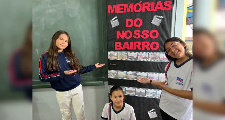 Confira a série de registros do trabalho dos alunos.