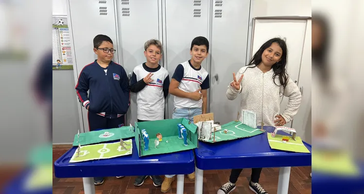 Confira a série de registros do trabalho dos alunos.