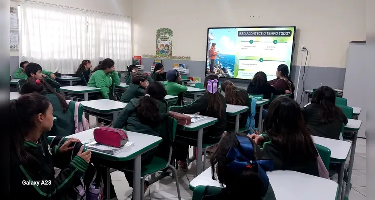 Confira os registros da ampla proposta em sala de aula.