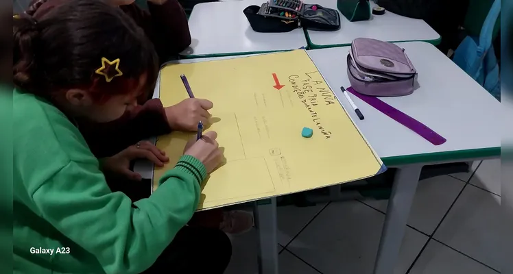 Confira os registros da ampla proposta em sala de aula.