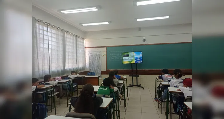 Veja os registros do trabalho em sala de aula.