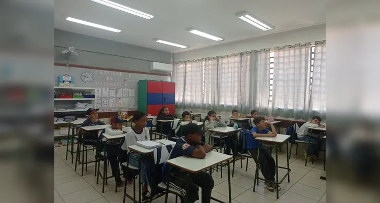 Veja os registros do trabalho em sala de aula.