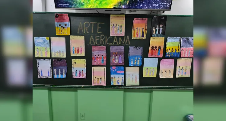 Confira os registros do trabalho em sala de aula.