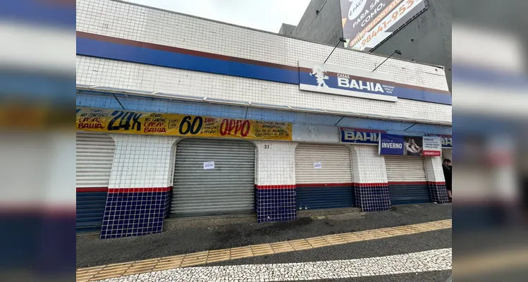 Casas Bahia fecha loja em Ponta Grossa e afeta 31 funcionários