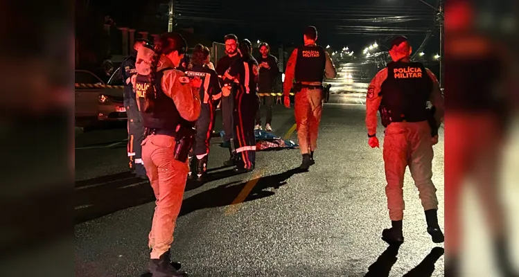 Idosa de 74 anos é atropelada e morre no Jd. Carvalho em PG