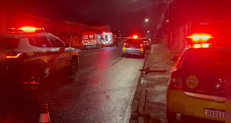 Idosa de 74 anos é atropelada e morre no Jd. Carvalho em PG