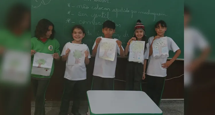Confira os registros em sala de aula.
