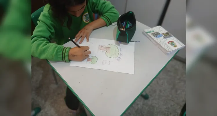 Confira os registros em sala de aula.