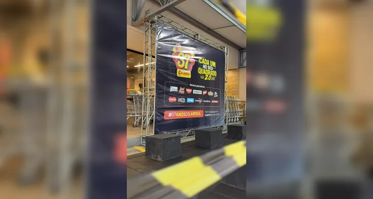 Supermercado Larissa promove prova de resistência com prêmio de R$ 15 mil a clientes