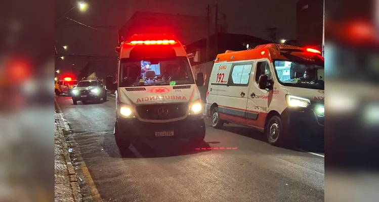 Jovem é esfaqueado após confusão e fica gravemente ferido em PG