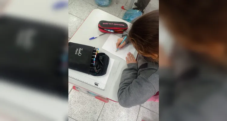 Confira a série de registros do trabalho em sala de aula.