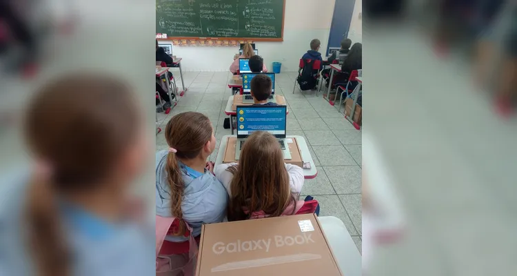 Confira a série de registros do trabalho em sala de aula.