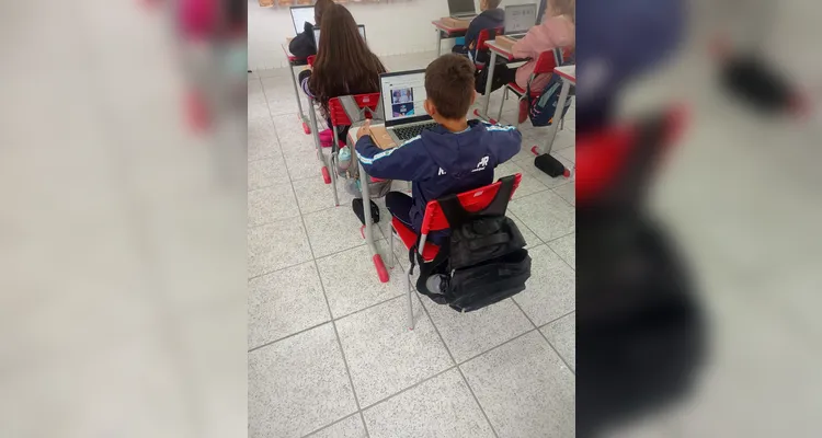 Confira a série de registros do trabalho em sala de aula.