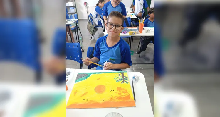 Confira a série de registros do amplo trabalho em sala de aula.