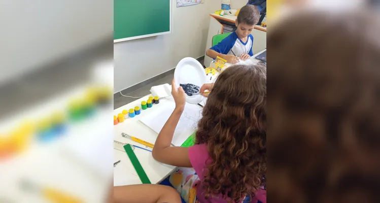 Confira a série de registros do amplo trabalho em sala de aula.