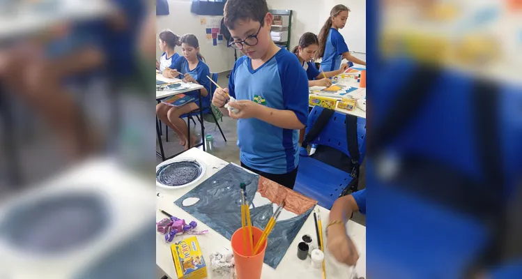 Confira a série de registros do amplo trabalho em sala de aula.