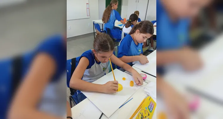 Confira a série de registros do amplo trabalho em sala de aula.